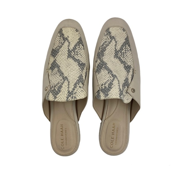 𝅺COLE Haan Grand Series Ryan Mule in Pumice Stone Color sz 7B - Picture 1 of 16